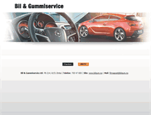 Tablet Screenshot of bilgum.no